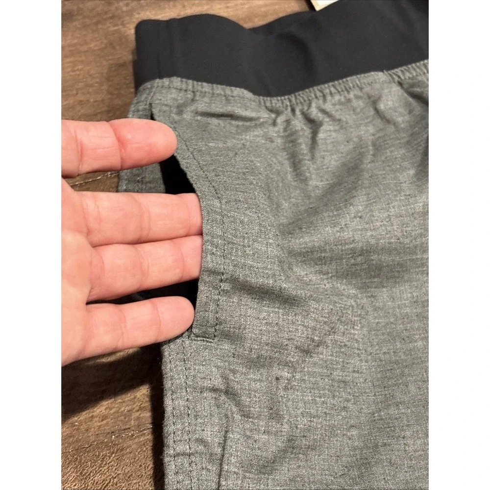 Prana Vaha Shorts Mens Size Xs Drawstring Waist Hemp Cotton Blend Faded Stretch